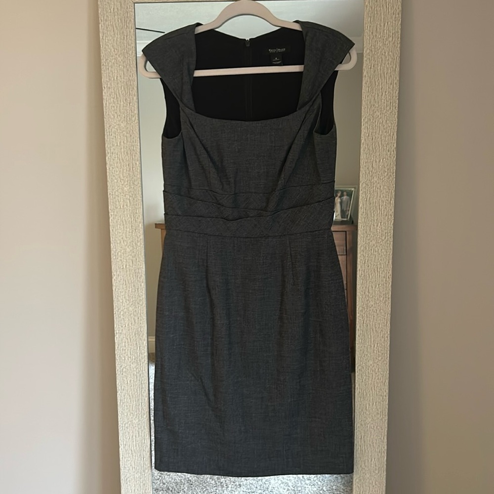 Black house white market gray dress only worn